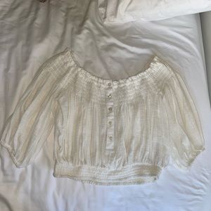white off the shoulder top - never worn